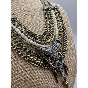 Amulet Chain Convertible Statement Necklace